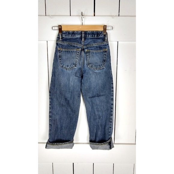 GAP Kids original blue denim childrens distressed faded jeans 7 regular - Picture 4 of 4
